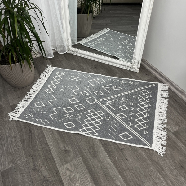 Килимок бавовняний 60х90 "Curly Gray"