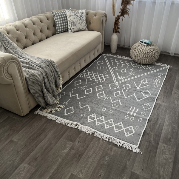 Килим 120х180 "Curly Gray"
