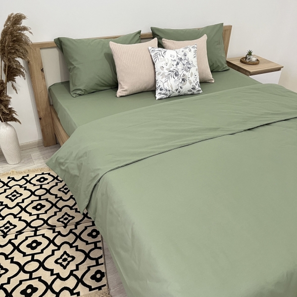 Ранфорс однотонний олива