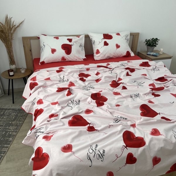 Ранфорс принт "Fantasy red"