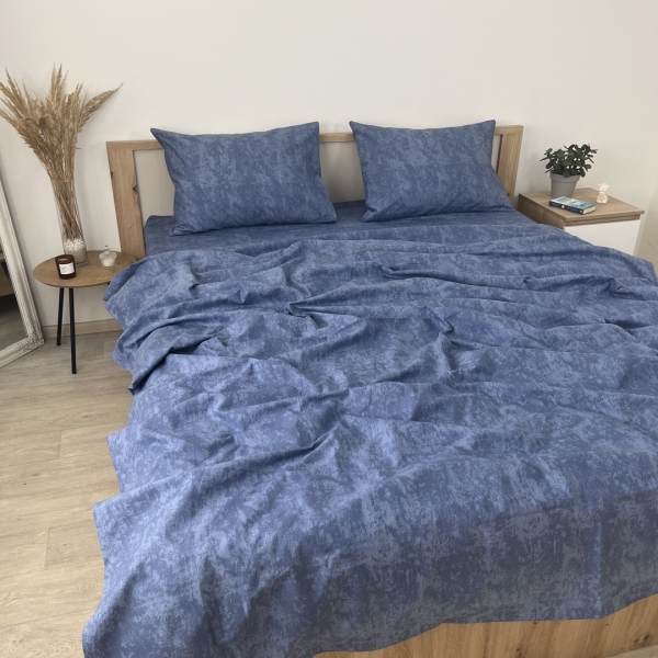 Ранфорс принт "Indigo effect"