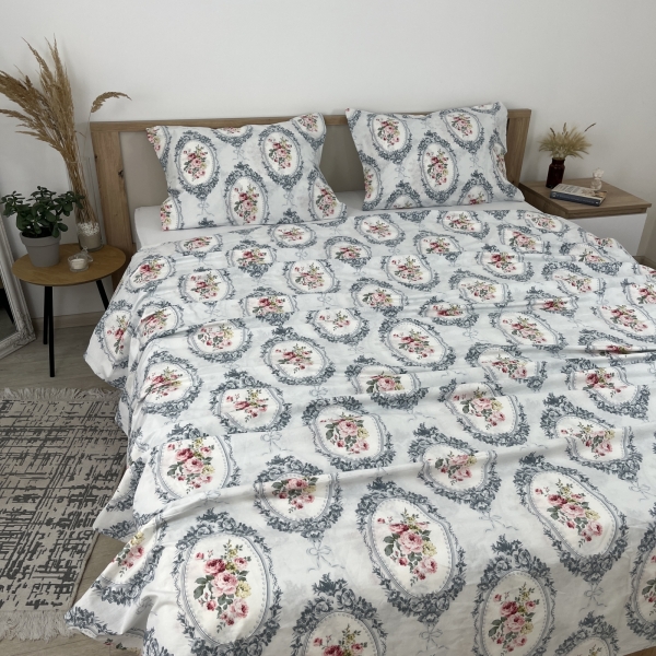 Ранфорс принт "Damask pattern"